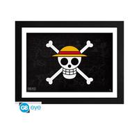 ABYSTYLE ONE PIECE - Poster incorniciato: "Skull" (30x40) Poster