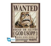 ABYSTYLE ONE PIECE - Poster: "Wanted God Usopp" (52x38) Poster