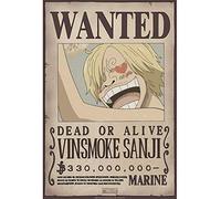 ABYSTYLE - One Piece - Poster - Wanted Sanji New 2 (52 x 38)