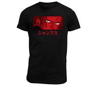 ABYSTYLE - One Piece: Red T-Shirt Shanks, Nero , S
