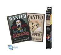 ABYSTYLE ONE PIECE -Set 2 Posters piccoli: "Wanted Chopper & Brook" Poster