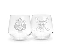 One Piece 2 Glass Set Luffy & Ace Europe Bicchieri ABYSTYLE