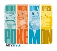 ABYSTYLE - POKEMON - Flexible Mousepad - Kanto Starters Gadget