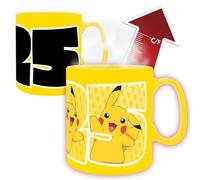 ABYSTYLE Pokémon Pikachu 25, tazza in ceramica con cambia calore per caffè e tè, 460 ml, tazza Pokémon, tazza da caffè, merchandising Pokémon