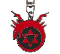 ABYSTYLE - Portachiavi FULLMETAL ALCHEMIST Ouroboros, rosso, S