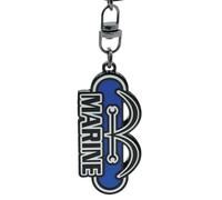 ABYSTYLE - Portachiavi One Piece Marine, blu, Dimensions : H. 2,3 cm x L. 5,2 cm