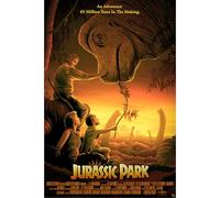 ABYSTYLE - Poster JURASSIC PARK Vintage - Prodotto Ufficiale - Formato Maxi 91,5 x 61 cm - Carta di alta qualità - Design Collector