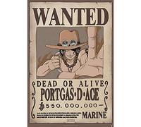 ABYstyle - Poster One PEECE - Wanted Ace (91,5 x 61)