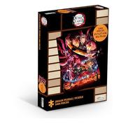 ABYstyle Puzzle da 1000 pezzi, motivo: Demon Slayer, chiave artistica, scena di battaglia, regalo ideale per appassionati di anime e puzzle per attività familiari