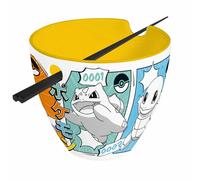 ABYStyle Ramen-Bowl Pokemon - Starters Manga mit Essstäbchen, Keramik, 370 ml