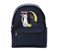 ABYstyle - Sailor Moon backpack, Lina & Artemis, black, 42 x 31 x 14 cm, 18 liters, 1 compartment, polyester