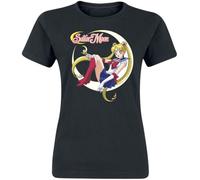Abystyle Sailor Moon Maglietta, Sailor Moon Donna, Nera, Xl