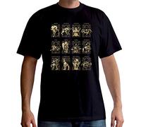 ABYSTYLE - Saint Seiya - T-Shirt - 12 Armature d'oro - Nero - Uomo (L)