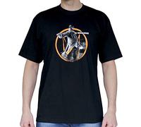 ABYstyle - T-Shirt Fox Tag da Uomo, Colore: Nero