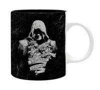 ABYSTYLE - Tazza ASSASSIN'S CREED Edward Kenway & Crest - Prodotto Ufficiale - 320 ml - Ceramica