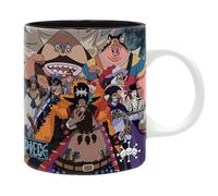 ABYSTYLE - Tazza ONE PIECE Equipaggio di Barba Nera - Prodotto Ufficiale - 320 ml - Stampa di alta qualità - Scatola di cartone