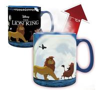 ABYSTYLE - Tazza Thermo-reattiva LE RE LION - Prodotto ufficiale DISNEY - 460 ml - Cambia al contatto con il calore - Scatola di cartone