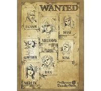 ABYstyle - The Seven Deadly Sins poster, Wanted, 52 x 38 cm