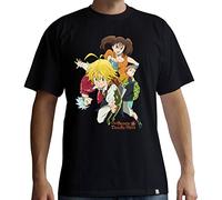 ABYstyle - THE SEVEN DEADLY SINS - Tshirt - "Gruppo" - Uomo - Nero(XL)
