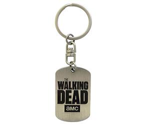 ABYstyle - THE WALKING DEAD - Portachiavi - Dog tag logo, Argento, Taglia unica