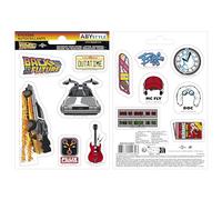 ABYSTYLE - Torna al Futuro Mini Adesivi da Viaggio temporale (16 x 11 cm)