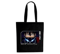 ABYSTYLE - Tote Bag SOLO LEVELING Arise - Prodotto Ufficiale - Formato 38 x 42 cm - Cotone Resistente - Manici Lunghi
