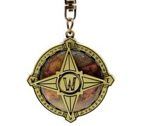 ABYSTYLE - WORLD OF WARCRAFT Portachiavi meccanico Bussola di Azertoth, oro, H. 4.2 cm x L. 4 cm environ