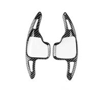 abywrpagg Compatibile Con BMW Per F39 2017 2018 2019 2020 1 Paio Di Estensioni Per Leve Del Cambio Al Volante In ABS Per Auto Accessori Interni(Black Carbon Fiber)