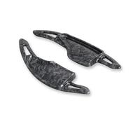 abywrpagg Compatibile Con Chevrolet Per Camaro 2016 2017 2018 2019 1 Paio Di Copri-estensione Per Leva Del Cambio Al Volante Dell'auto In Fibra Di Carbonio(Carbon fiber black)