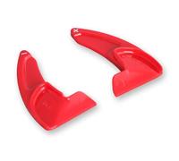 abywrpagg Compatibile Con Dodge Per Challenger Per Charger 2015 2016 2017 2018 2019 2020 2021 1 Paio Di Estensioni Per Leve Del Cambio Al Volante Dell'auto(Carbon Fiber Red)