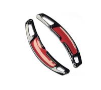 abywrpagg Compatibile Con Porsche Per Panamera Per Spyder 918 2015 2016 2017 2018 2019 2020 Accessori Per Auto Estensione Del Cambio Al Volante(Red carbon pattern)