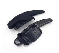 abywrpagg Compatibile Con VW Per Golf 6 Per GTI 2009 2010 2011 2010 2013 2014 1 Paio Di Estensioni Per Leve Del Cambio In Lega Di Alluminio Per Volante Auto(Red Black)