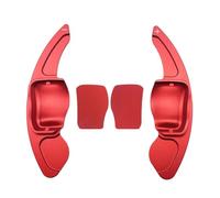 abywrpagg Compatibile Con VW Per Polo 6R Per GTI 2012 2013 1 Paio Di Leve Del Cambio In Lega Di Alluminio Per Volante Accessori Di Estensione(Red)