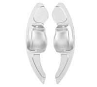 abywrpagg Compatibile Con VW Per Polo 6R Per GTI Per Eos Tutti I Modelli 2 Pezzi Copertura Per Estensione Del Cambio Al Volante Accessori Interni(Silvery)