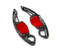 abywrpagg Compatibile Con VW Per Sharan Per Beetle 2012 2013 2014 2015 2016 1 Paio Di Accessori Di Estensione Per Leve Del Cambio Al Volante Per Lo Styling Dell'auto(A-Carbon pattern)