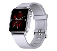Abyx Fit Ozone 2 - Smartwatch impermeabile multifunzione, compatibile con Android e iOS, colore: argento