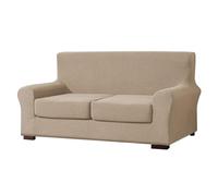 ABZDUNG Copridivano elastico, Copripoltrona Jacquard 2 Posti con 2 Fodera per cuscino, Copridivano Un Posto AntiGraffio per Gatto Cani(A,2 Posti)