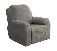 ABZDUNG Copripoltrona reclinabile - Copripoltrona reclinabile morbido ed elasticizzato for la protezione della poltrona reclinabile, beige bianco, 1 posto(Taupe,1 Seater)