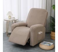 ABZDUNG Copripoltrona Relax Reclinabile Universale, Jacquard Fodere Poltrona Relax Elasticizzato Copripoltrona 1 Posto con Tasca Copripoltrona Reclinabile Fodere per Poltrone Rimovibile(G)