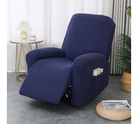 ABZDUNG Copripoltrona Relax Reclinabile Universale, Jacquard Fodere Poltrona Relax Elasticizzato Copripoltrona 1 Posto con Tasca Copripoltrona Reclinabile Fodere per Poltrone Rimovibile(H)
