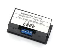 AC 110 V 220 V DC 12 V Relè di ritardo digitale Display a LED Interruttore di controllo del timer del ciclo Temporizzazione regolabile 1 pz(DC 12V,3 Pcs)