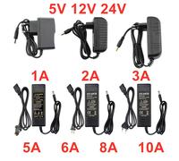 AC 110 V - 220 V DC 5 V 12 V 24 V Adattatore di Alimentazione 1A 2A 3A 5A 6A 8A 10A 5 12 24 V Volt Trasformatore Convertitore Per La Luce di Striscia LED