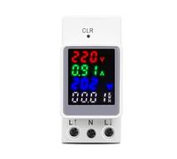 AC 110V 220V 100A din rail Voltage Current KWH monitor meter AMP voltmeter ammeter Wattmeter BIANMTSW(TOVA2-100C)