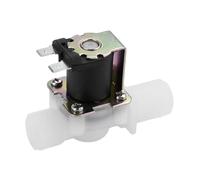 AC 110V 220V DC 12V 24V 1/2" Elettrovalvola normalmente chiusa magnetica, 4.8W 6W Interruttore regolatore pressione aria acqua 80MM(DC12V 4.8W)