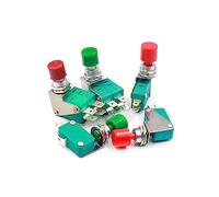 AC 125 V/250 V 16A SPDT NO NC Momentaneo Rosso/Verde Cap Pulsante Micro Interruttore DS438 DS4481pc/2 pz(2PCS RED HAT)