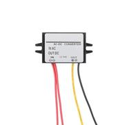 AC 12V/24V To DC 5V/12V AC-DC Power Converter 3A 5A 10A Buck Regulator Step-Down Voltage Power Supply Modul Transformer For Car(10A Aluminum,AC 12V 24V_DC 12V)