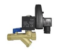AC 220V 110V 1/2quot DN15 Opt-B con timer 2 vie serbatoio gas acqua valvola di scarico elettronica automatica compressore d'aria 1 pz(220 Volt)