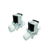 AC 220V 110V DC 12V 24V 1/2" 3/4" Male Thread Solenoid Valve Water Control Valve Controller Switch Normally Closed Normally Open(DN15 Normally Closed,12V)