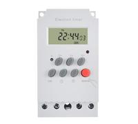 AC 220V 25A Digitale Programmabile Timer Din Rail Temporizzatore Elettronico Interruttore di Controllo con Display LCD Orologio Attrezzi Da Esterno
