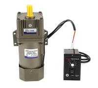 AC 220V Motoriduttore 90W Ritardante Macchina Monofase Motoriduttore Asincrono 4 Poli Decelerazione Velocità Regolabile In Metallo (Rapporto di riduzione 10K)